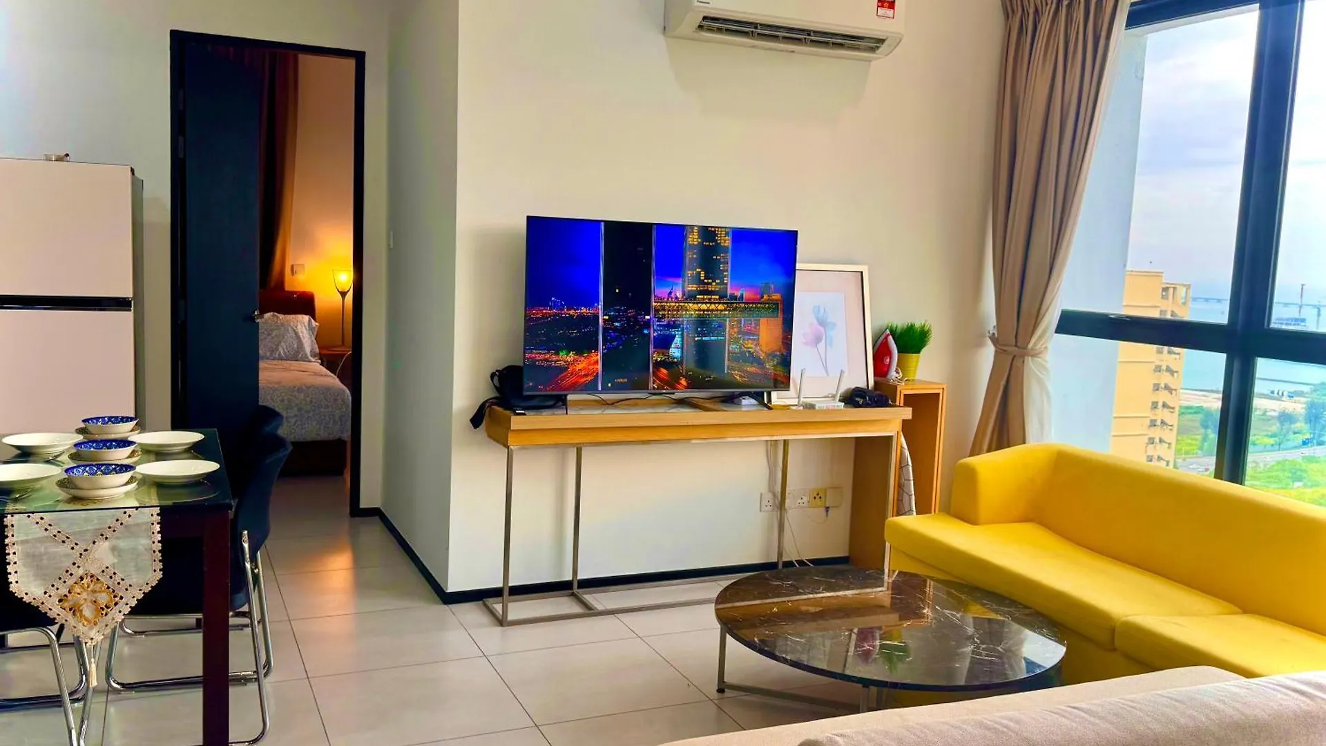 Modern 2Br Home 5 Queen Beds, Near Attractions Jelutong Appartement